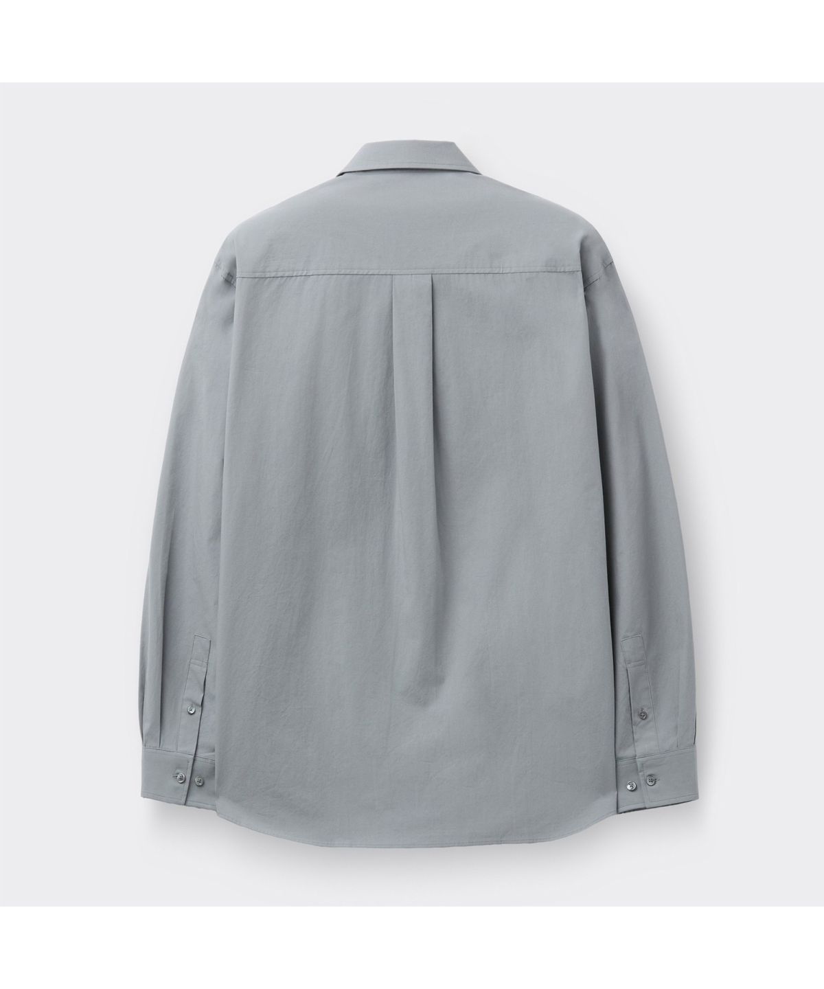 커스텀멜로우(CUSTOMELLOW) [Essentials] Grey Regular Fit Basic Shirt C9SAM26201GYX