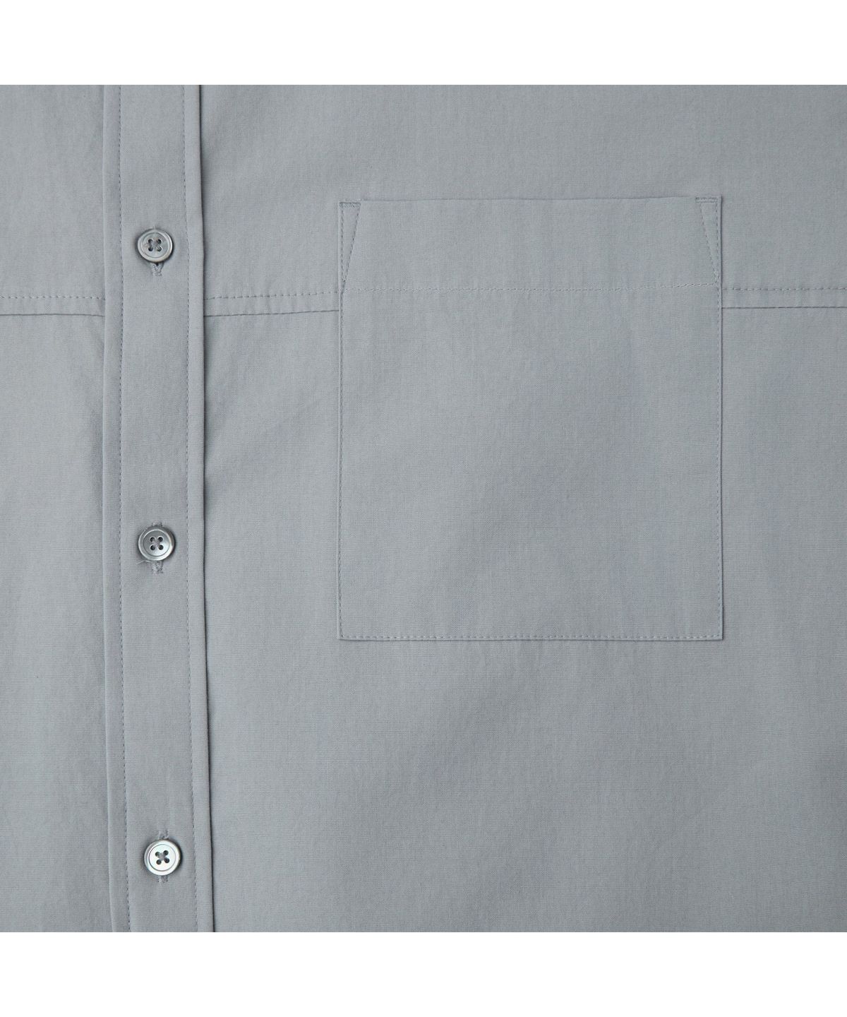 커스텀멜로우(CUSTOMELLOW) [Essentials] Grey Regular Fit Basic Shirt C9SAM26201GYX