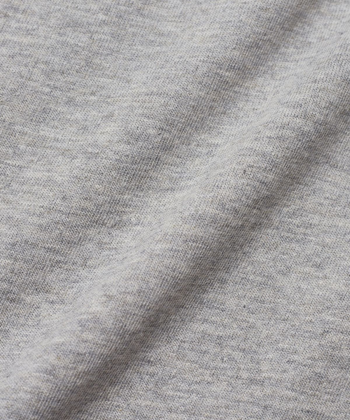 에스파이(ESFAI) [MOSAWON X ESFAI] CUT-OFF ROUND NECK T-SHIRT (MELANGE GREY)