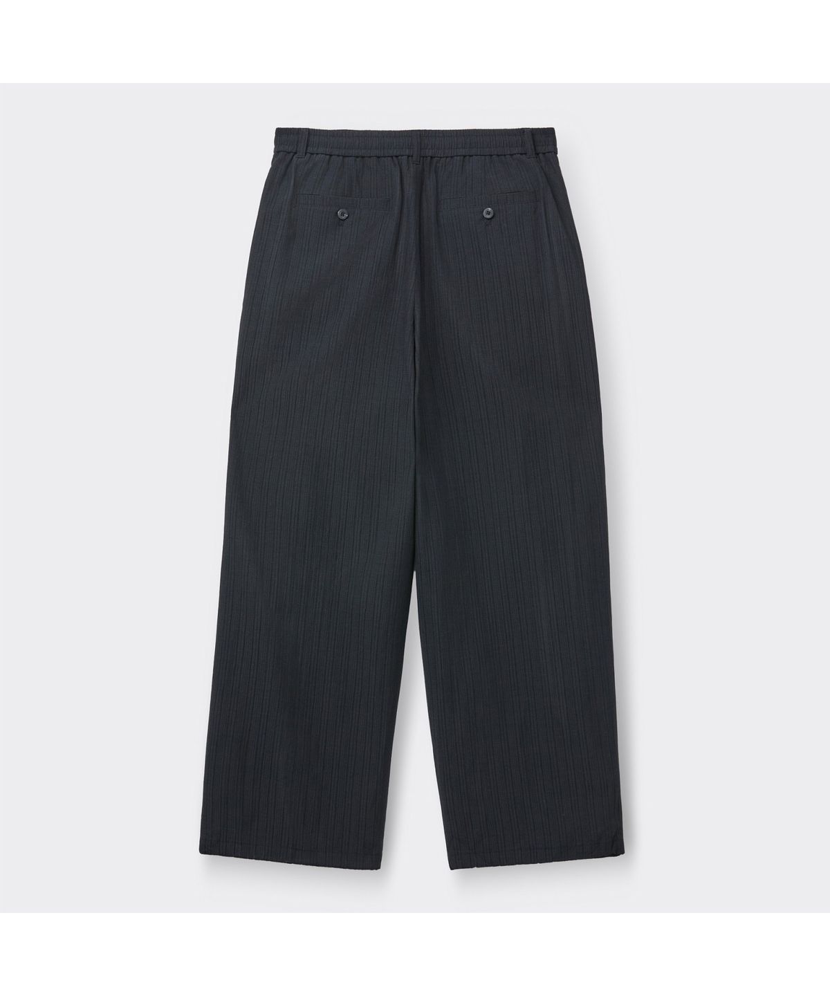 커스텀멜로우(CUSTOMELLOW) Navy Loose Fit Tucked Pleats Pants CWPAM26432NYD