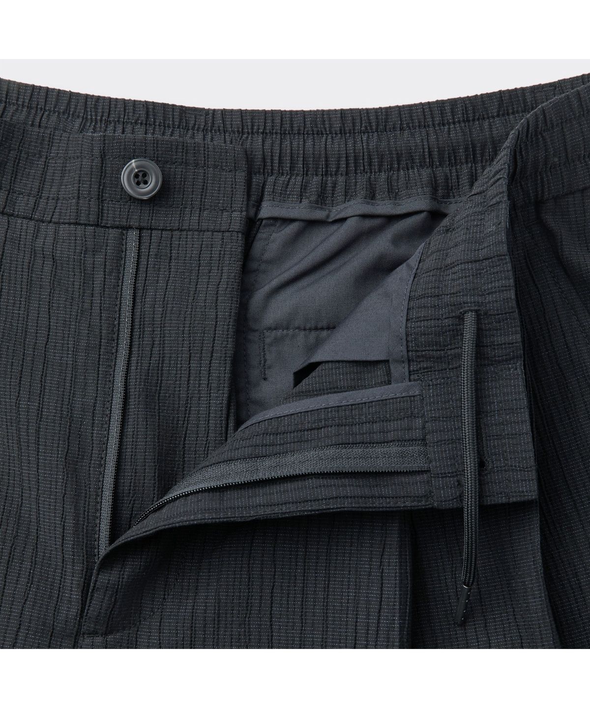 커스텀멜로우(CUSTOMELLOW) Navy Loose Fit Tucked Pleats Pants CWPAM26432NYD