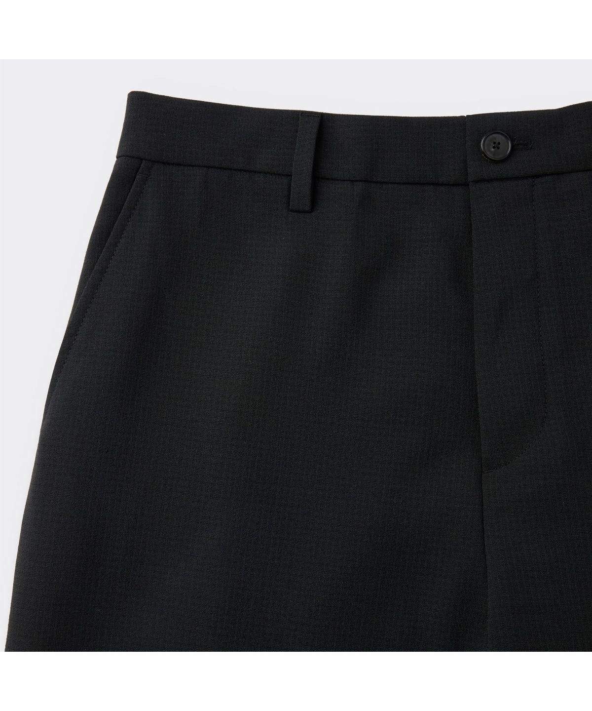 커스텀멜로우(CUSTOMELLOW) Black Loose Fit Textured Pants CWPAM26321BKX