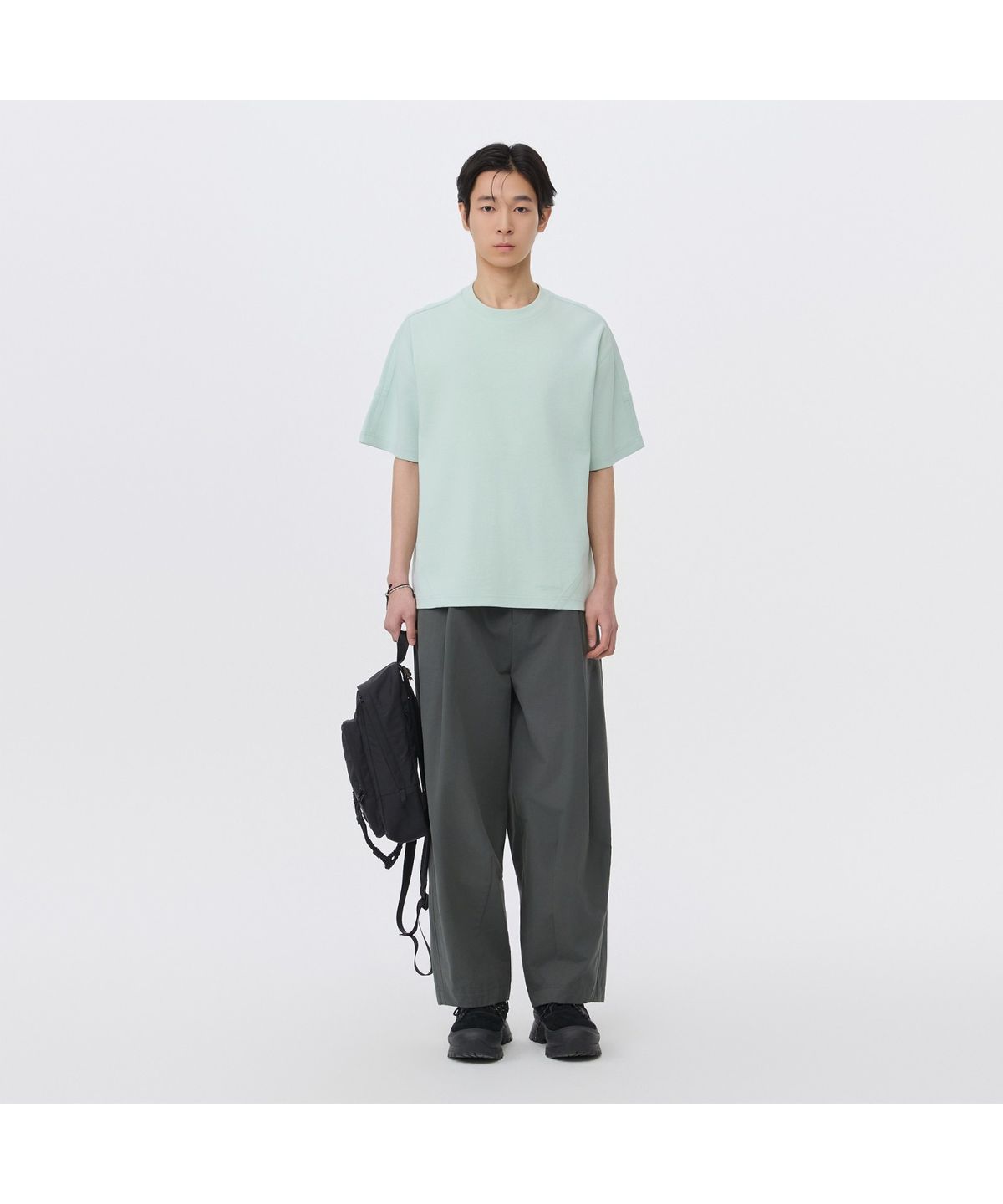 커스텀멜로우(CUSTOMELLOW) Khaki Volume Cotton Pants CWPAM26343KHX