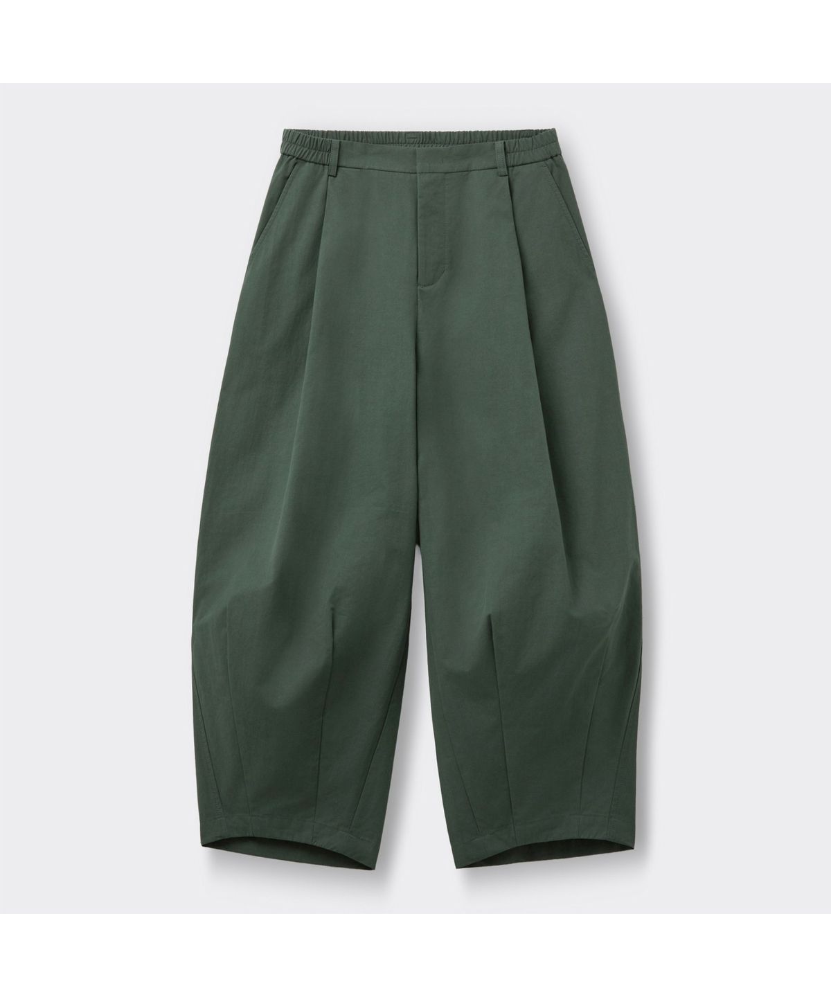 커스텀멜로우(CUSTOMELLOW) Khaki Volume Cotton Pants CWPAM26343KHX