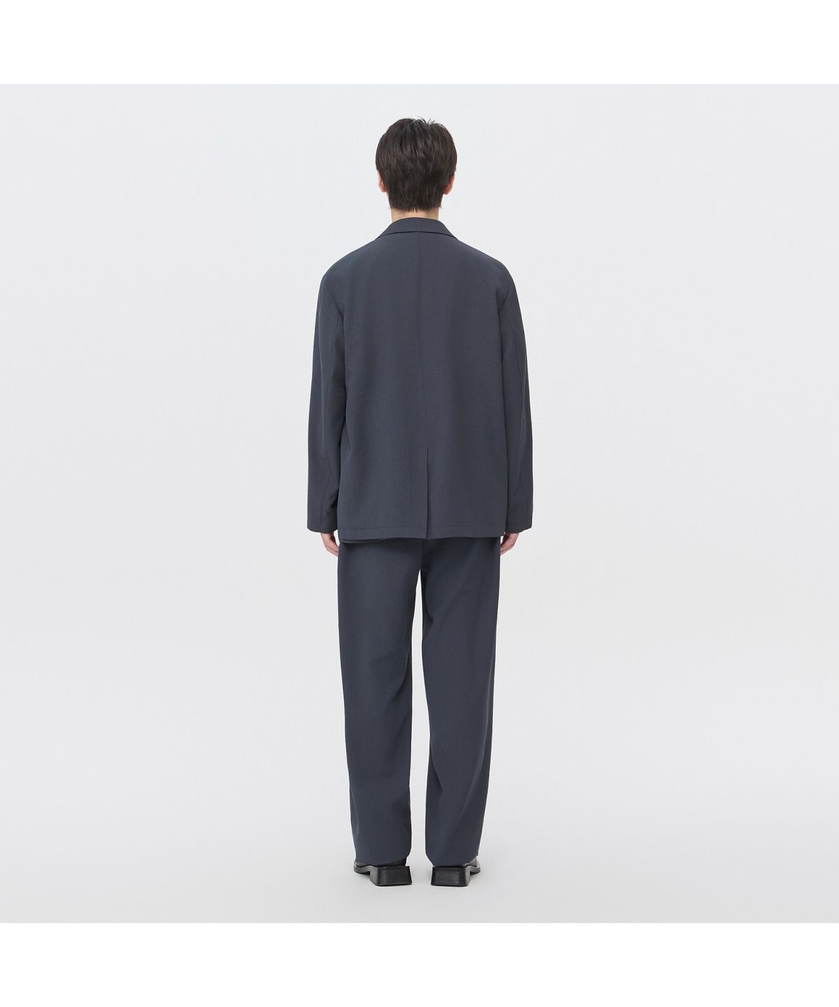 커스텀멜로우(CUSTOMELLOW) [Essentials] Grey Loose Fit Setup Pants C9PAM26421GYD