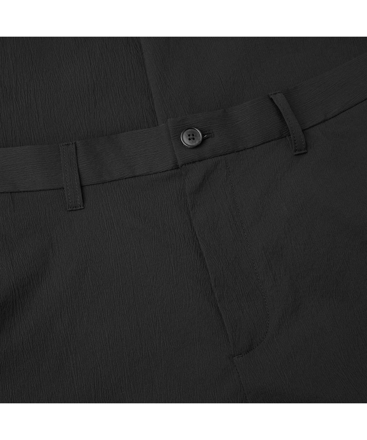 커스텀멜로우(CUSTOMELLOW) [Essentials] Black Loose Fit Pleats Setup Pants C9PAM26422BKX