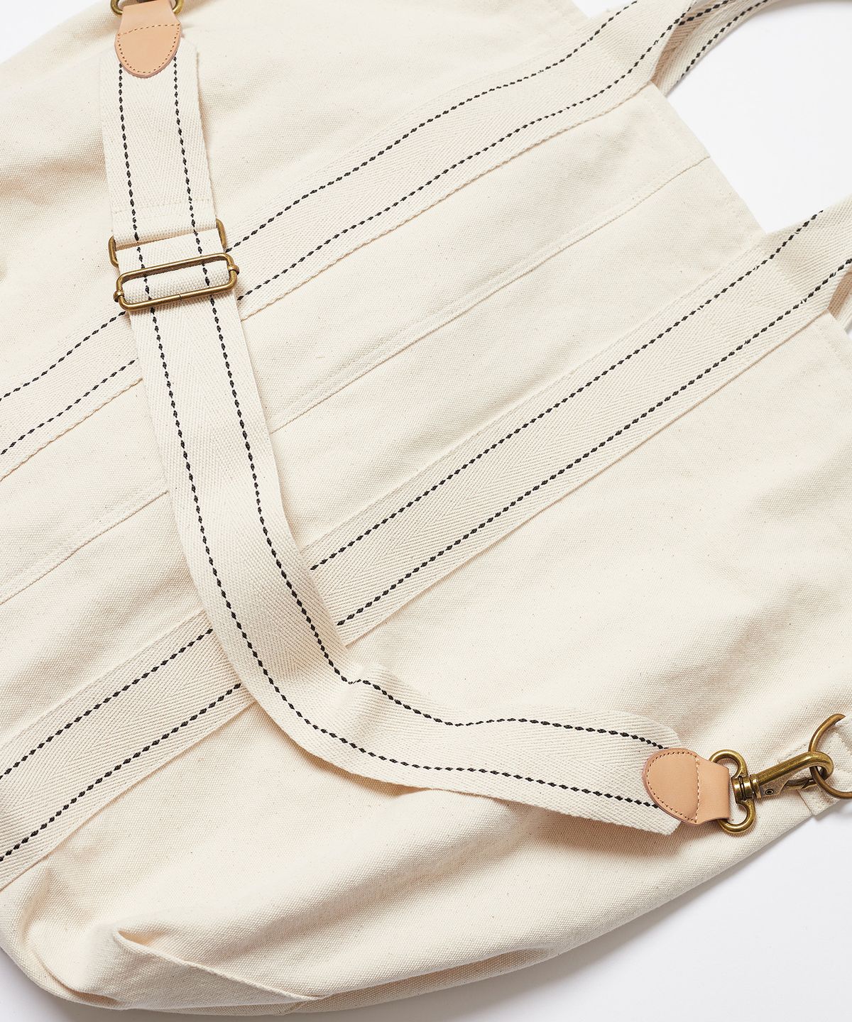 에스파이(ESFAI) [MOSAWON X ESFAI] 2-WAY CANVAS BAG (ECRU)