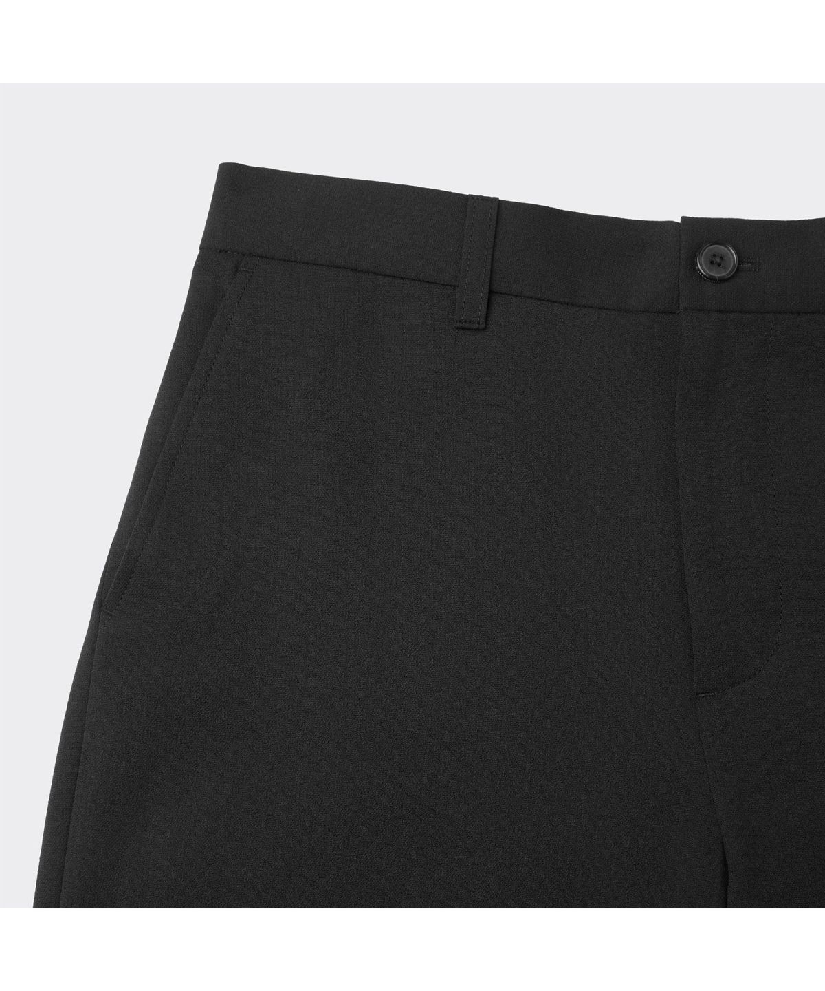커스텀멜로우(CUSTOMELLOW) [Essentials] Black Loose Fit Setup Pants C9PAM26421BKX