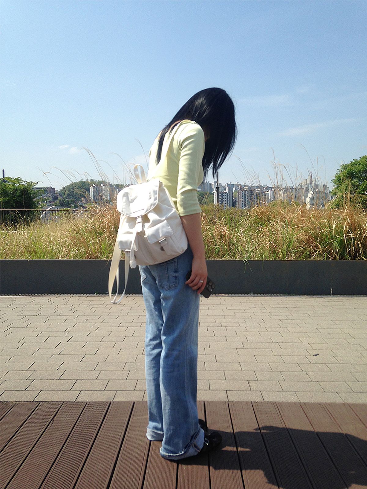 샐볼(SALBOL) SYMBOL NYLON MINI BACKPACK [IVORY]