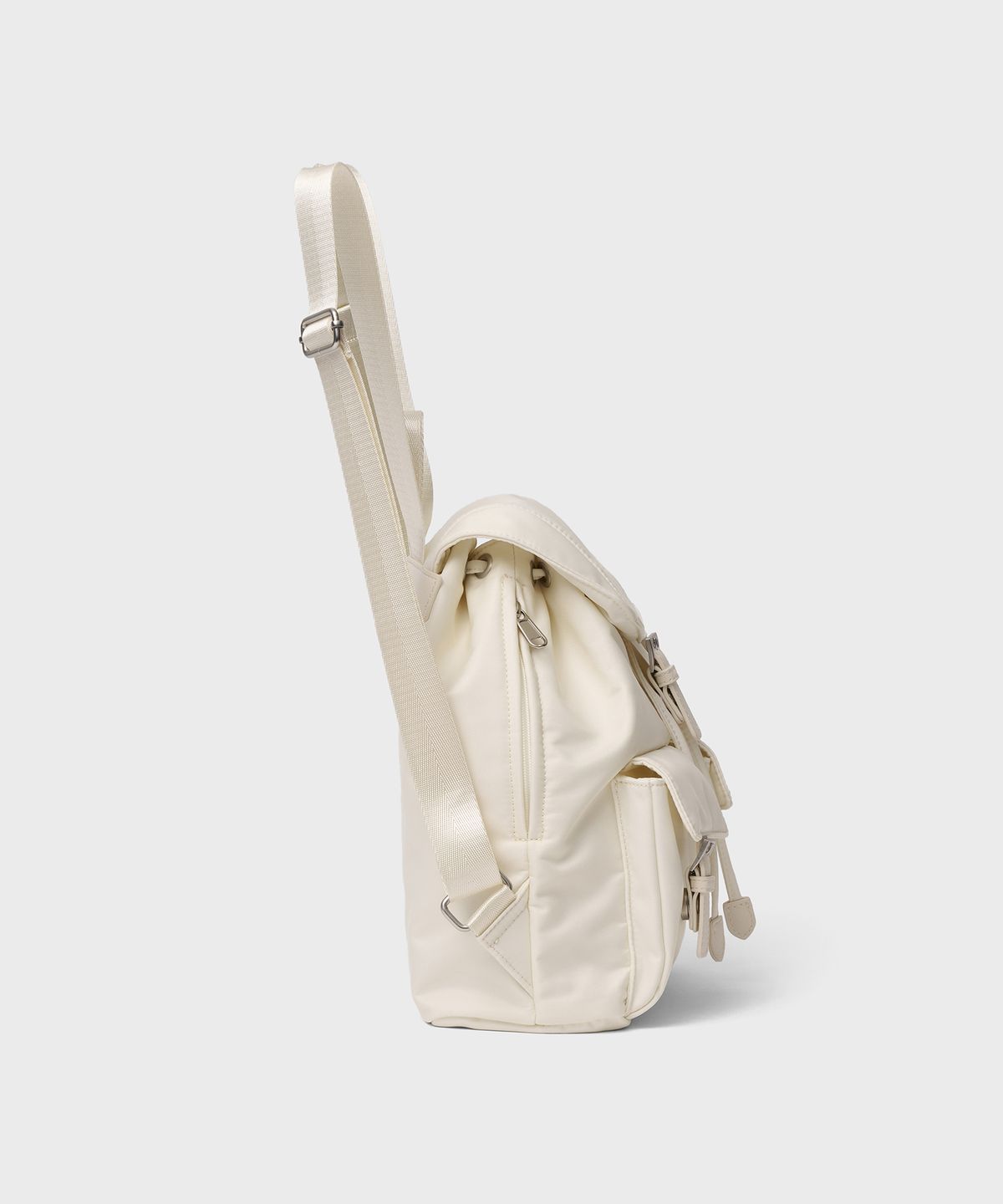 샐볼(SALBOL) SYMBOL NYLON MINI BACKPACK [IVORY]