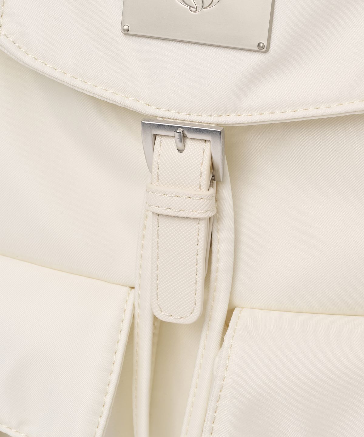 샐볼(SALBOL) SYMBOL NYLON MINI BACKPACK [IVORY]