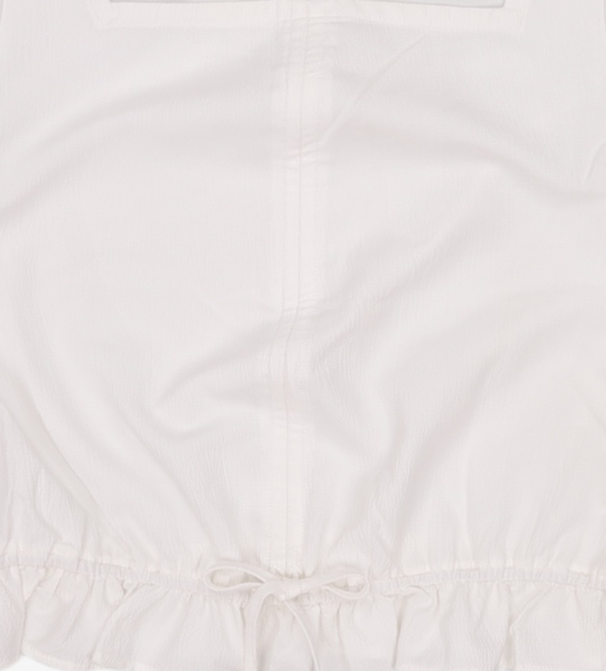 미쏘(MIXXO) 미니프릴디테일 크롭블라우스 MIWBWC523G M