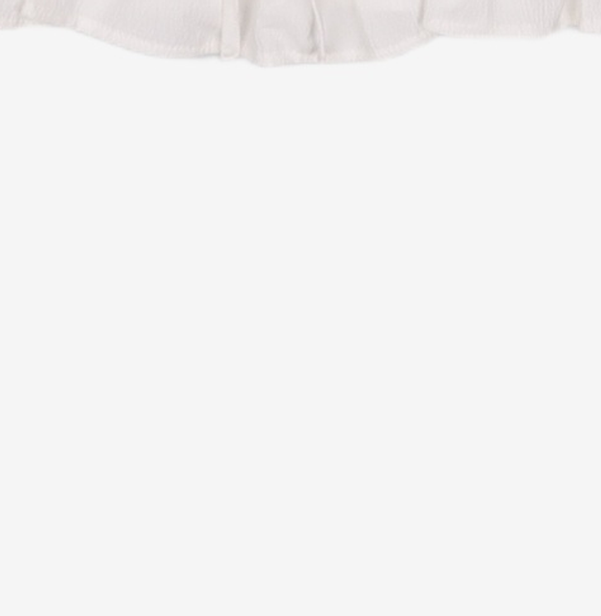 미쏘(MIXXO) 미니프릴디테일 크롭블라우스 MIWBWC523G M