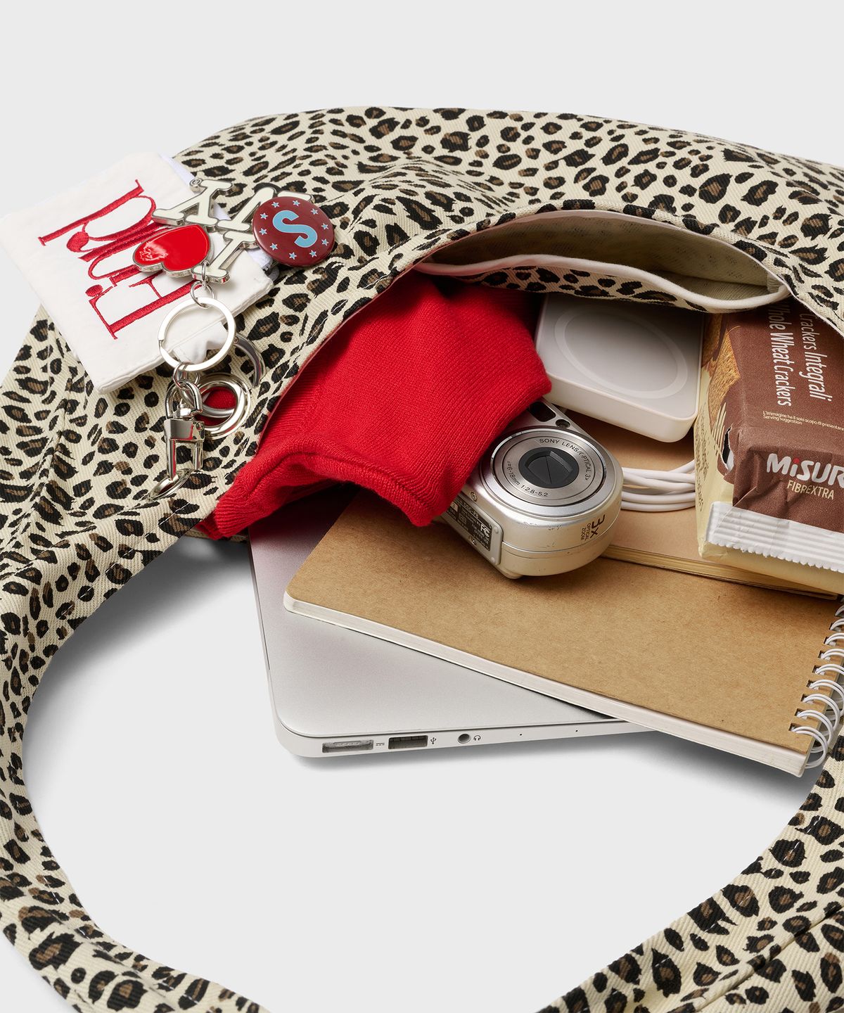 샐볼(SALBOL) FIG LEOPARD BAG [BEIGE]