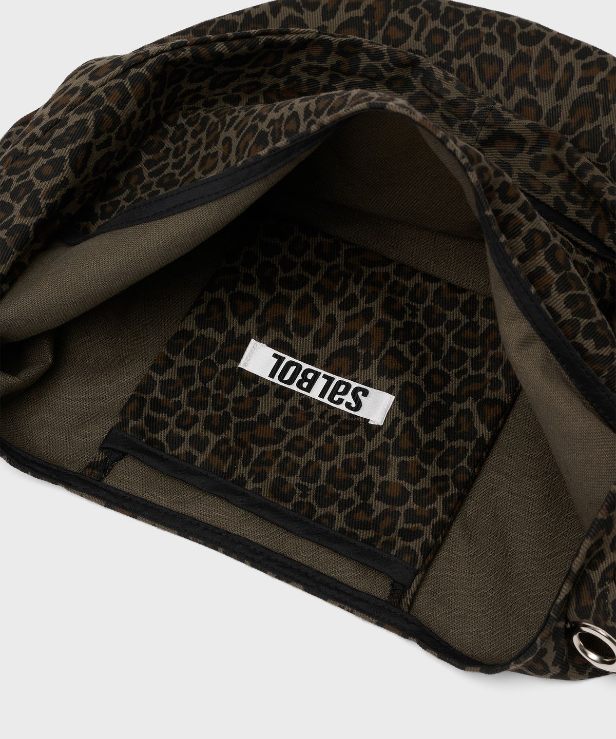 샐볼(SALBOL) FIG LEOPARD BAG [BROWN]