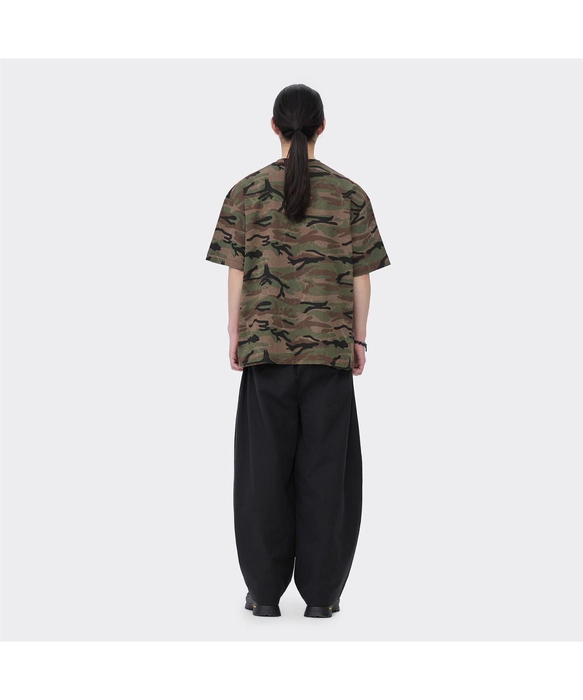 커스텀멜로우(CUSTOMELLOW) Green Camo T-shirt CWTAM26421GRX