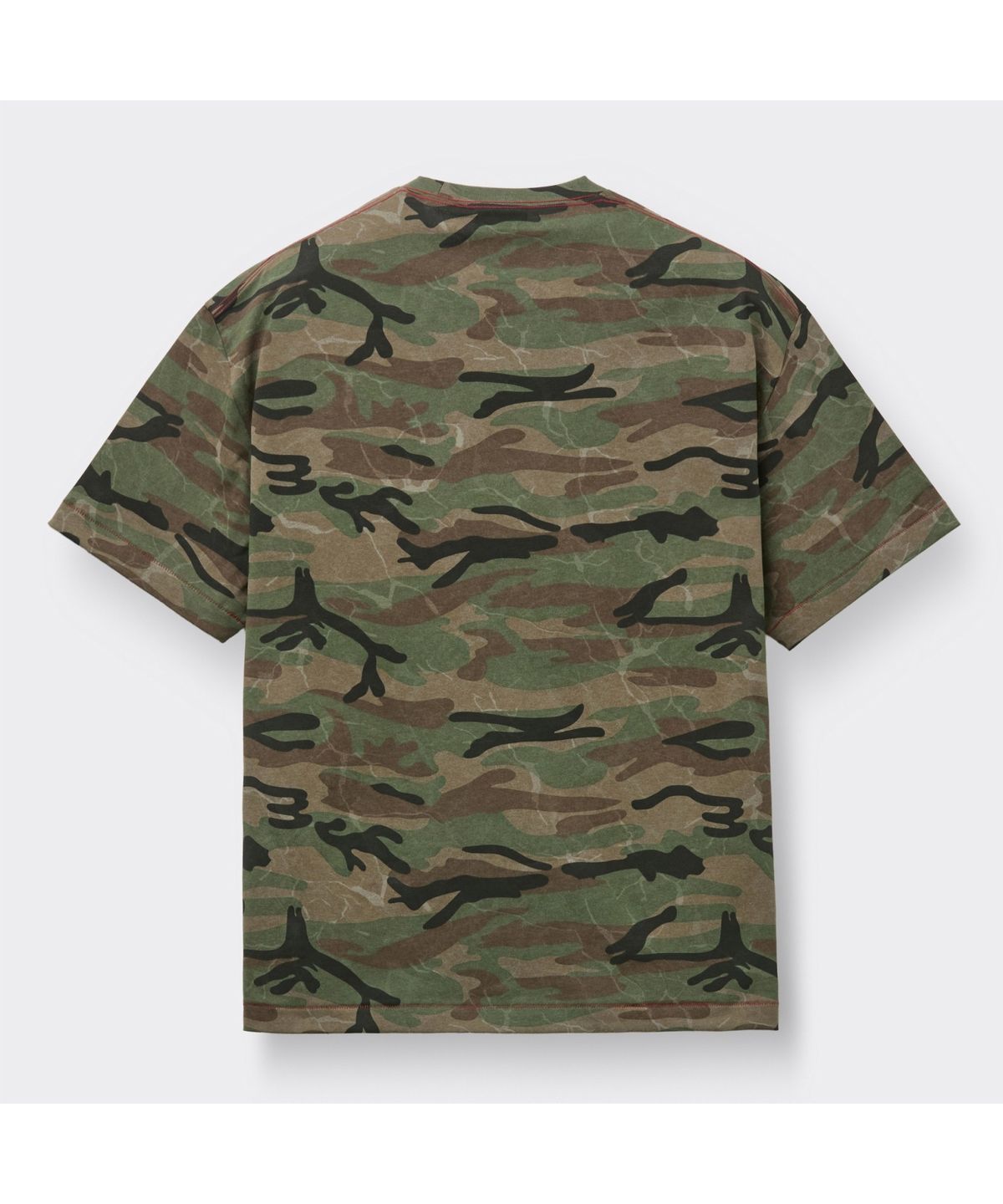 커스텀멜로우(CUSTOMELLOW) Green Camo T-shirt CWTAM26421GRX