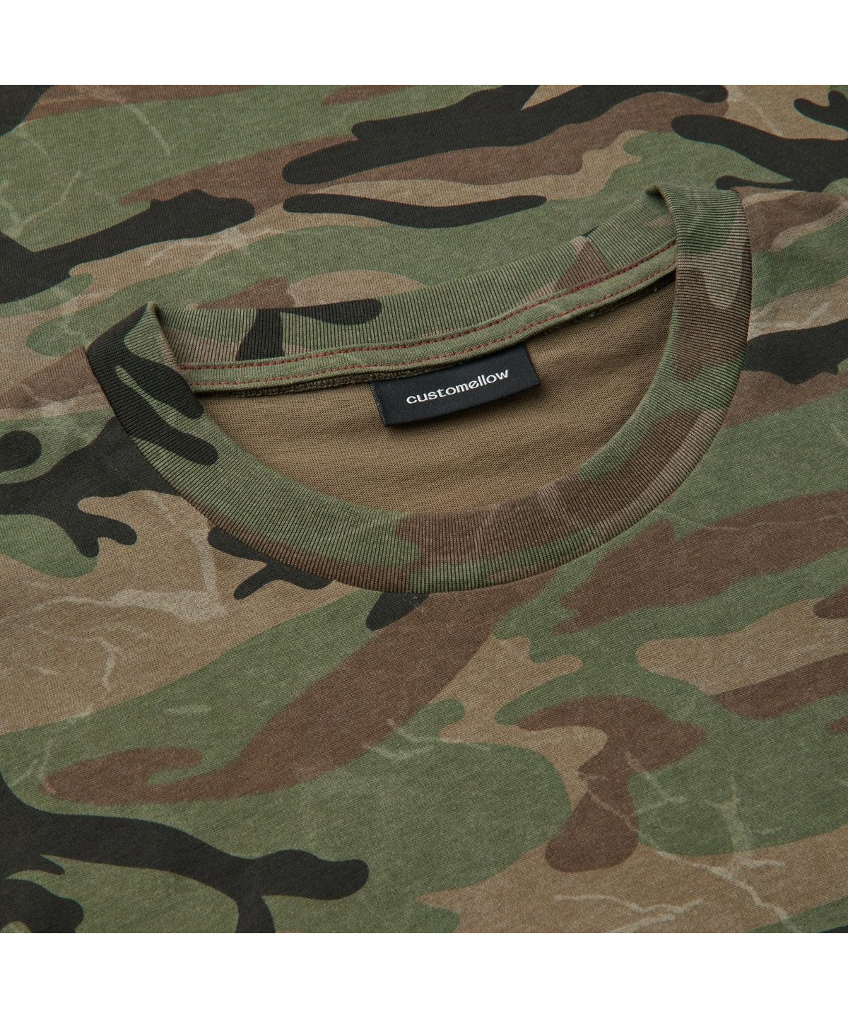 커스텀멜로우(CUSTOMELLOW) Green Camo T-shirt CWTAM26421GRX