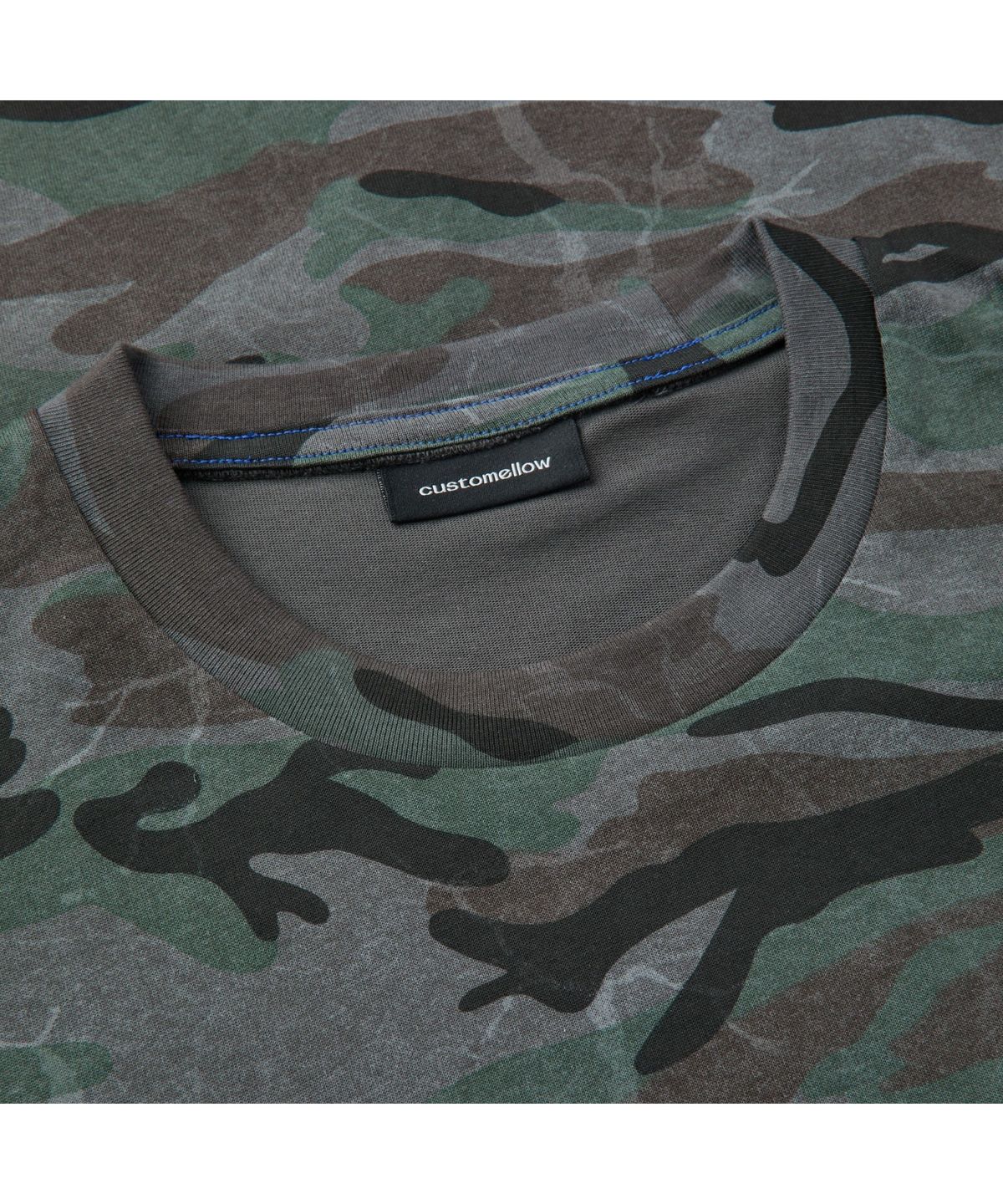 커스텀멜로우(CUSTOMELLOW) Dark Green Camo T-shirt CWTAM26421GRD