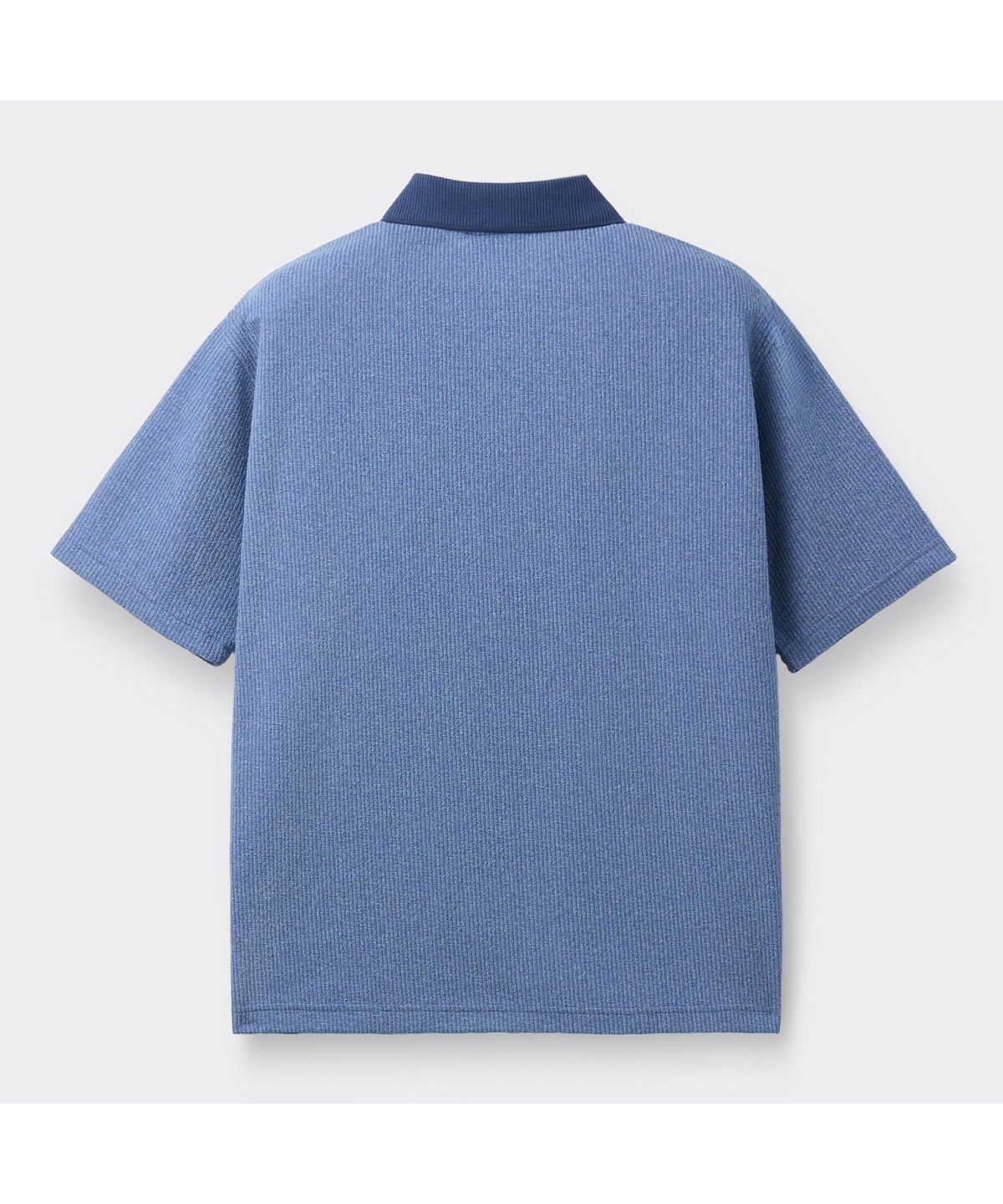 커스텀멜로우(CUSTOMELLOW) Blue Oversized Fit Polo CWTAM26511BUX