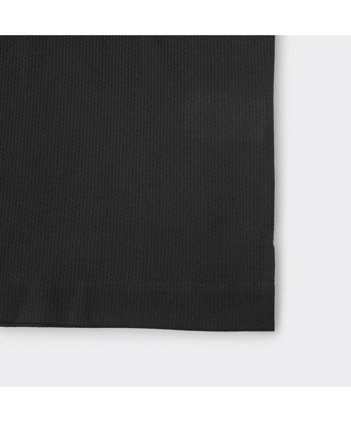커스텀멜로우(CUSTOMELLOW) [Essentials] Black Woven Polo C9TAM26511BKX
