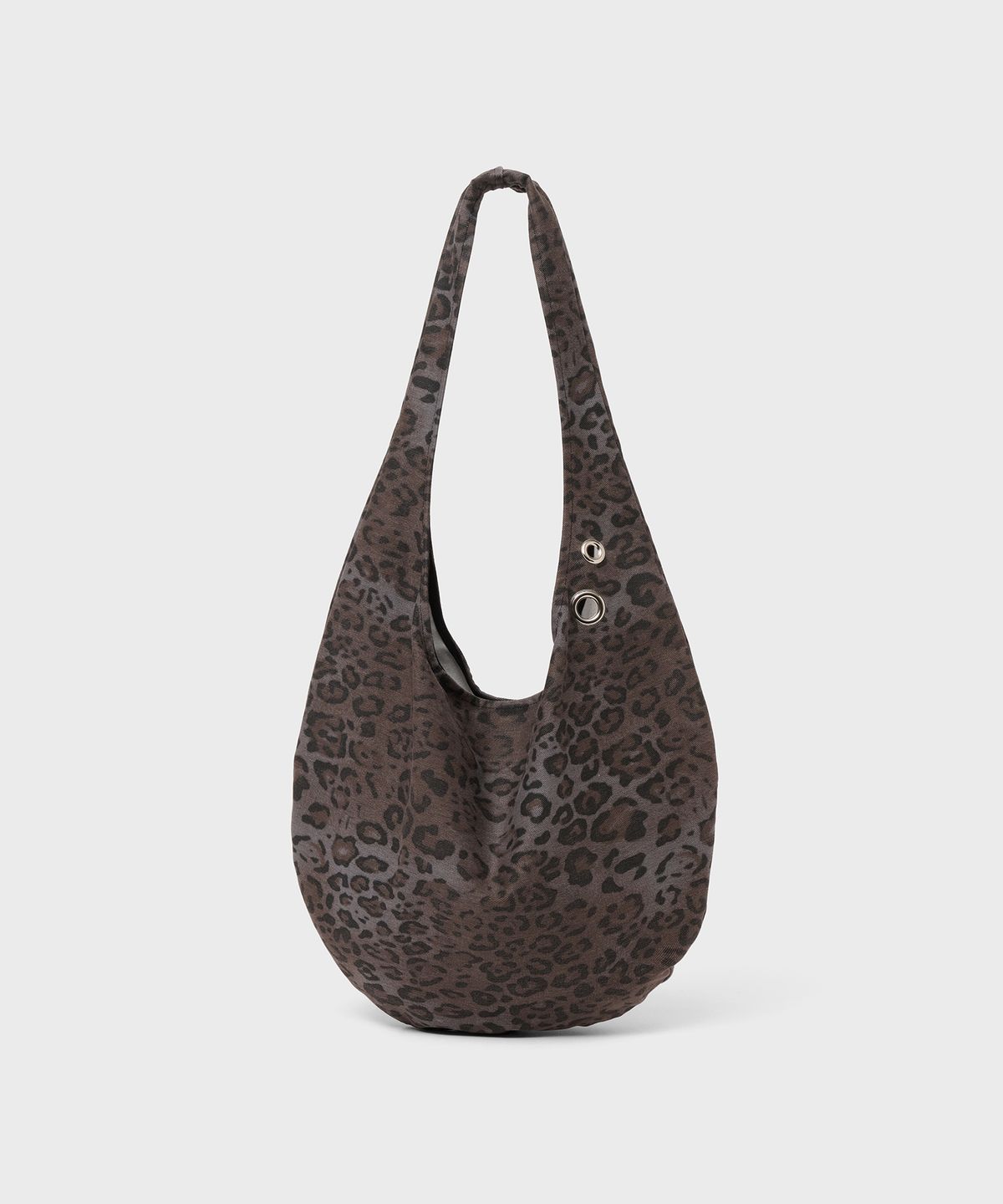 샐볼(SALBOL) FIG LEOPARD BAG [CHARCOAL BROWN]