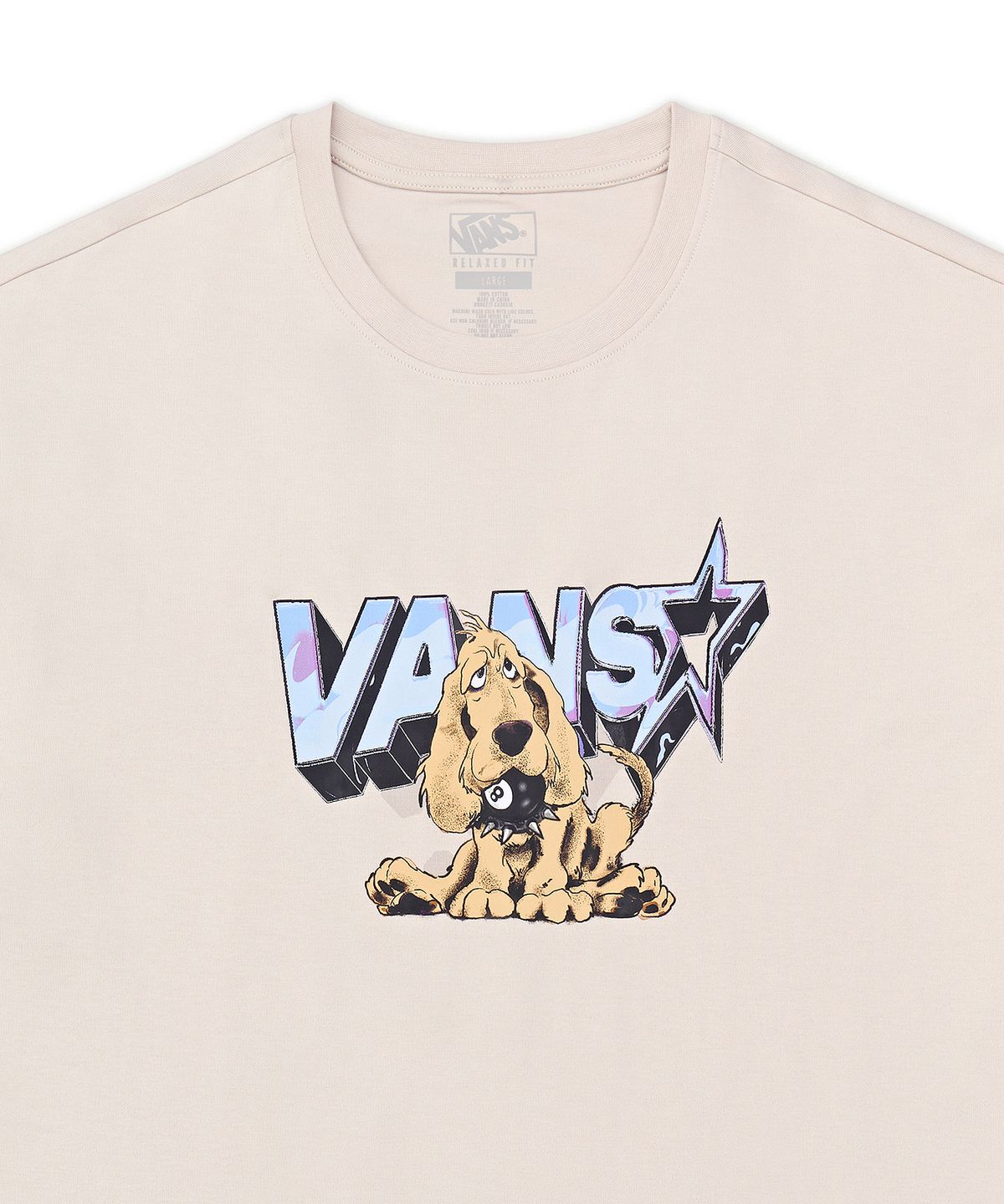 반스(VANS) 스타 도그 GFX 티셔츠 - 타우페 미스트 / VN000TMCEN91