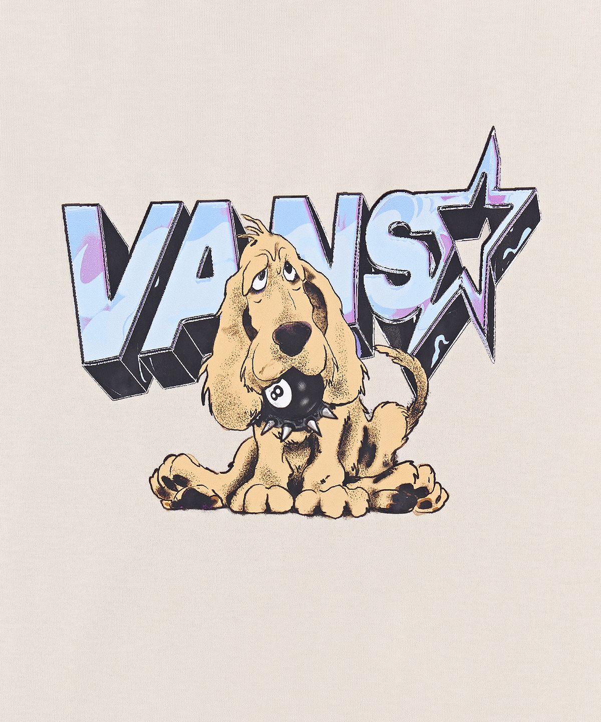 반스(VANS) 스타 도그 GFX 티셔츠 - 타우페 미스트 / VN000TMCEN91