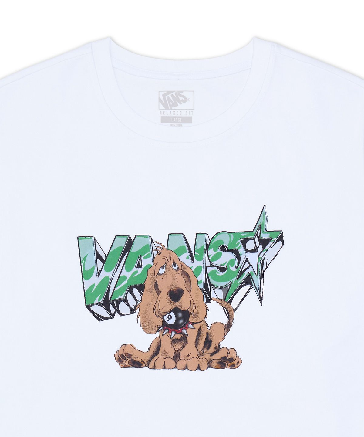 반스(VANS) 스타 도그 GFX 티셔츠 - 블랑 데 블랑 / VN000TMCJVY1