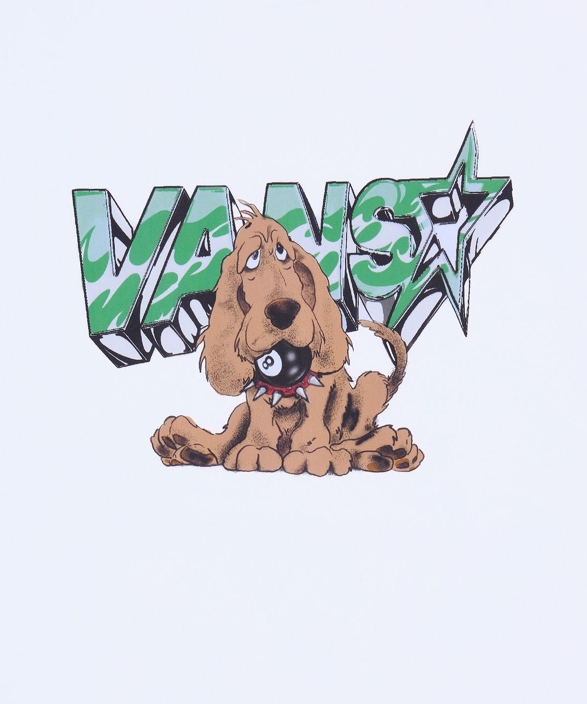 반스(VANS) 스타 도그 GFX 티셔츠 - 블랑 데 블랑 / VN000TMCJVY1