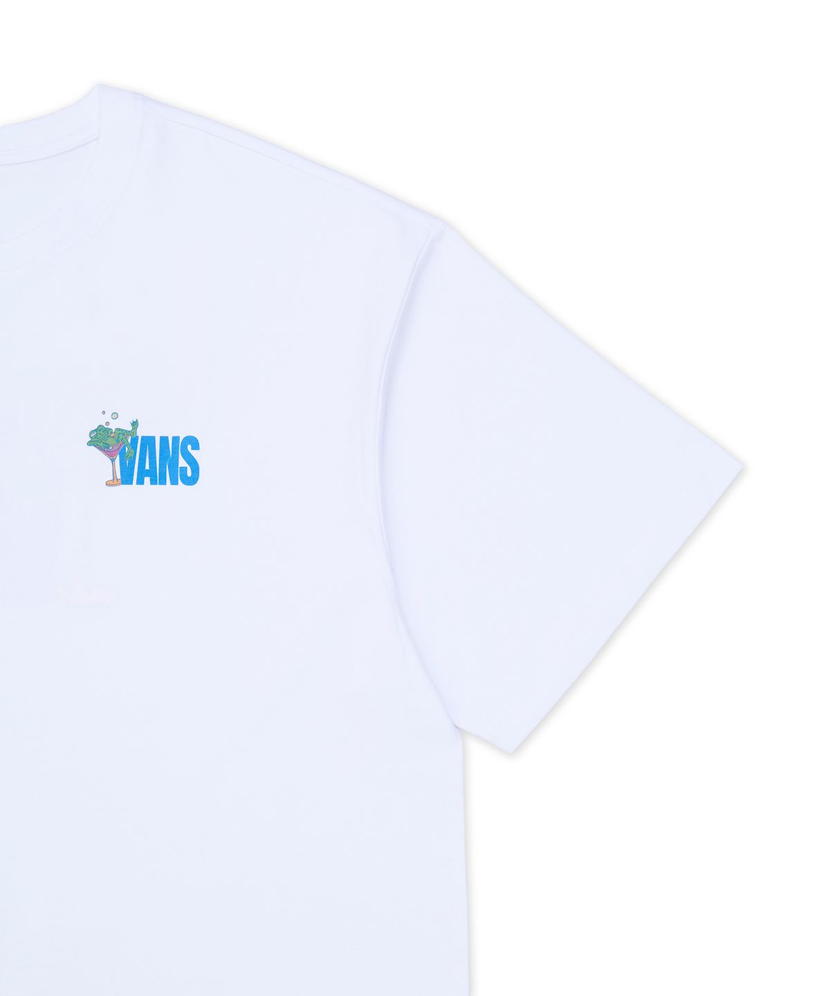 반스(VANS) 프로그 반소매 티셔츠 - 블랑 데 블랑 / VN000TMXJVY1