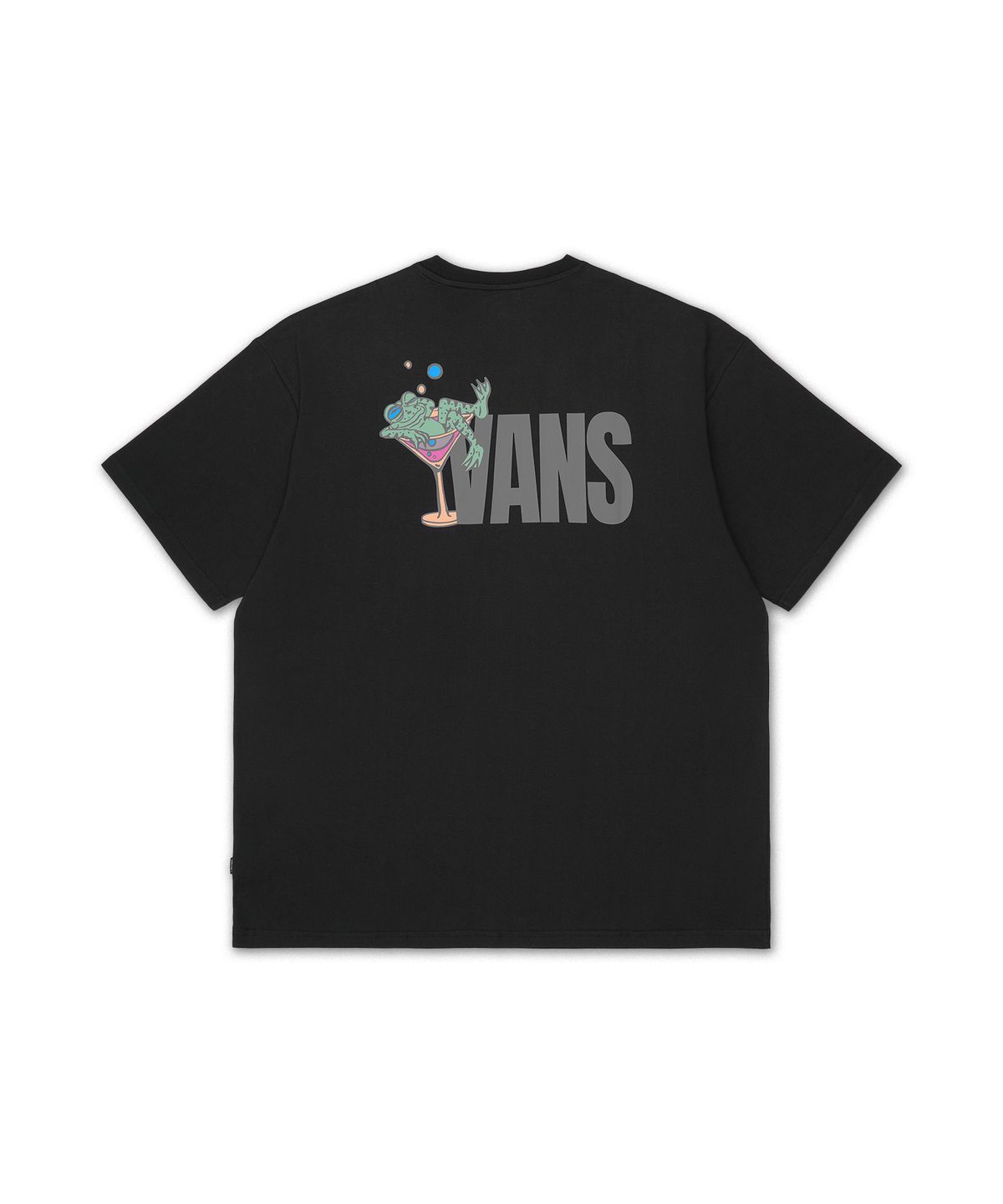 반스(VANS) 프로그 반소매 티셔츠 - 블랙 / VN000TMXBLK1