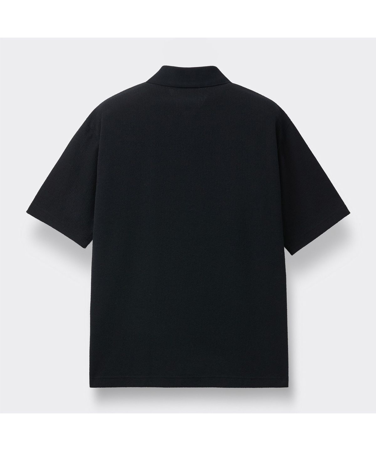 커스텀멜로우(CUSTOMELLOW) Black Oversized Fit Polo CWTAM26511BKX