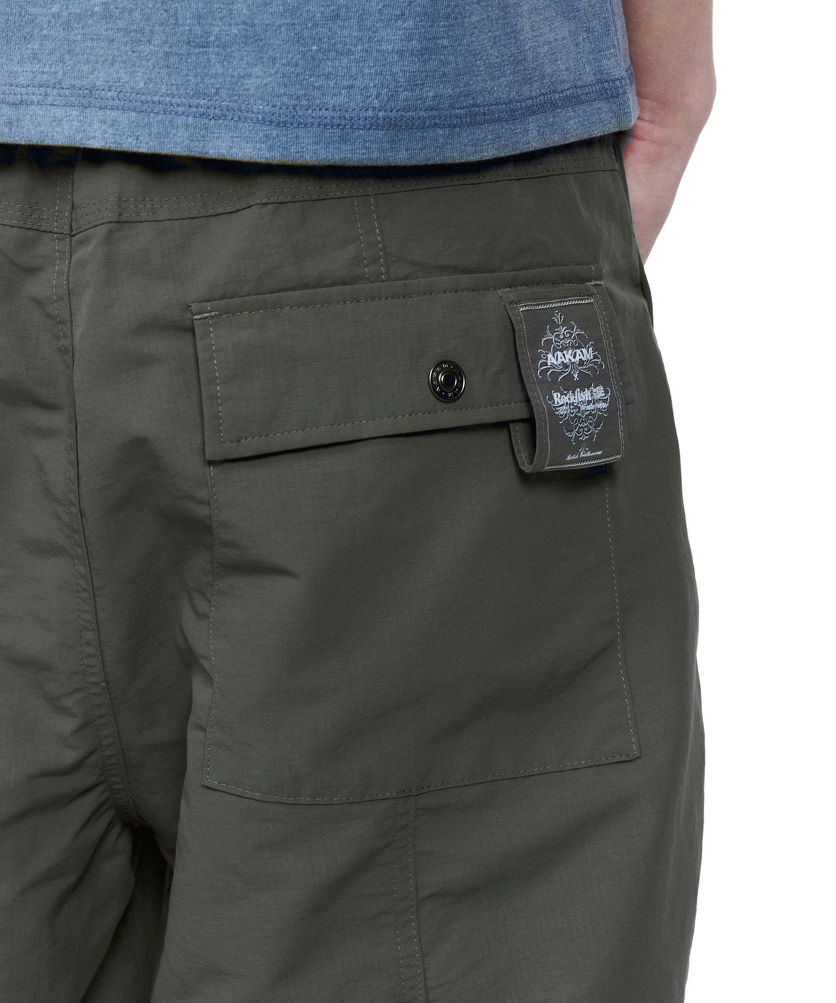 아캄(AAKAM) Knee Pin-Tuck Rain Shield Pants (Khaki)