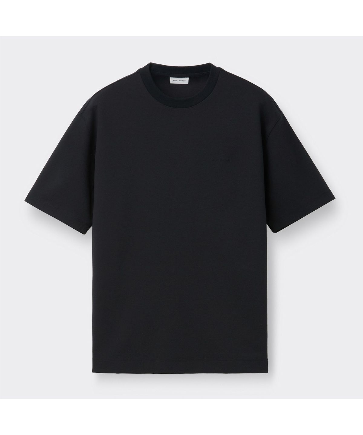 커스텀멜로우(CUSTOMELLOW) [Essentials] Black Oversized Fit T-shirt C9TAM26412BKX