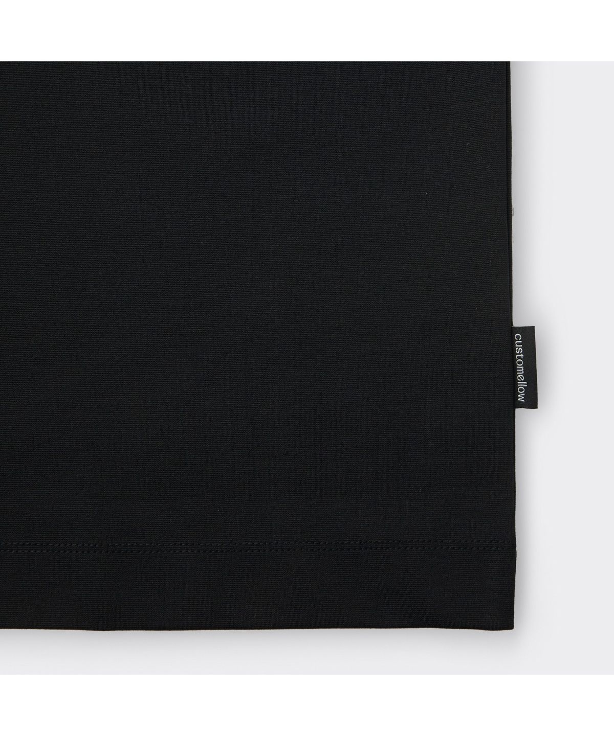 커스텀멜로우(CUSTOMELLOW) [Essentials] Black Oversized Fit T-shirt C9TAM26412BKX