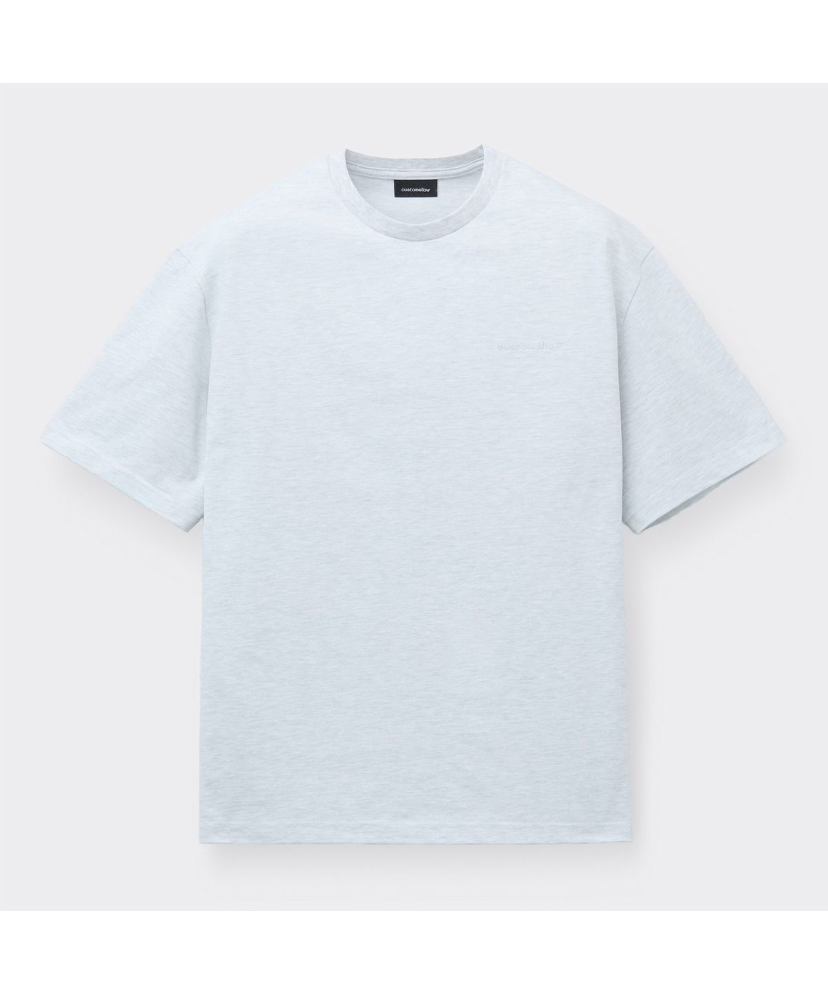 커스텀멜로우(CUSTOMELLOW) Grey Graphic T-shirt CWTAM26433GYX