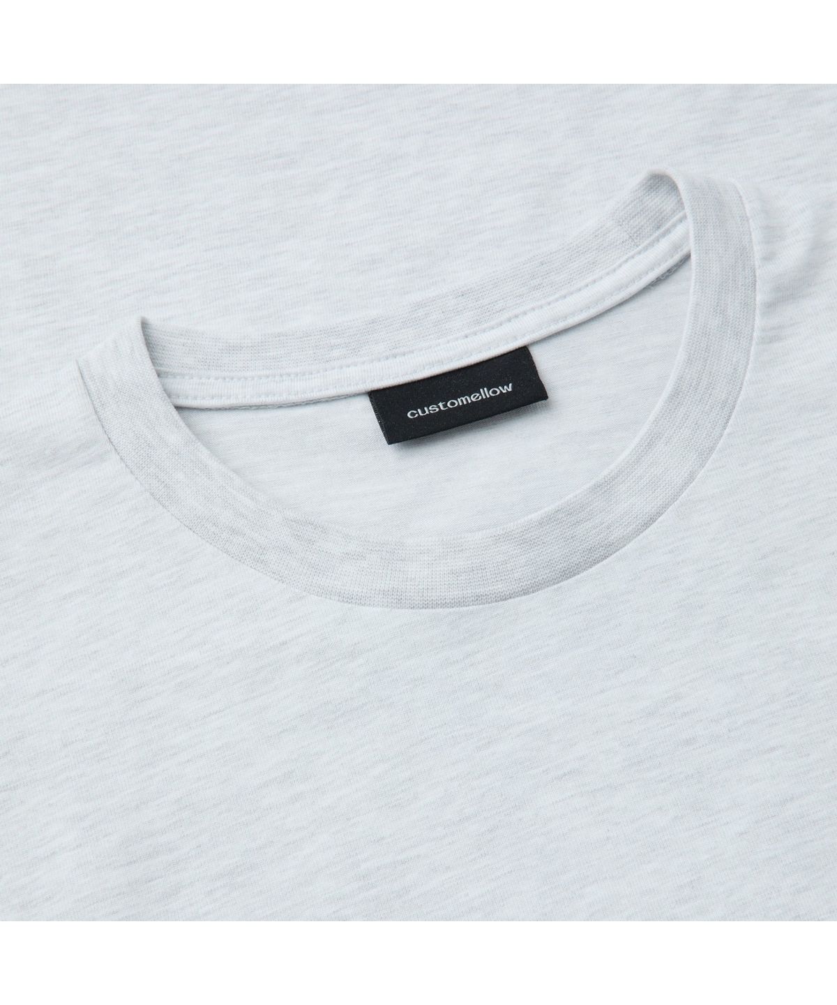 커스텀멜로우(CUSTOMELLOW) Grey Graphic T-shirt CWTAM26433GYX