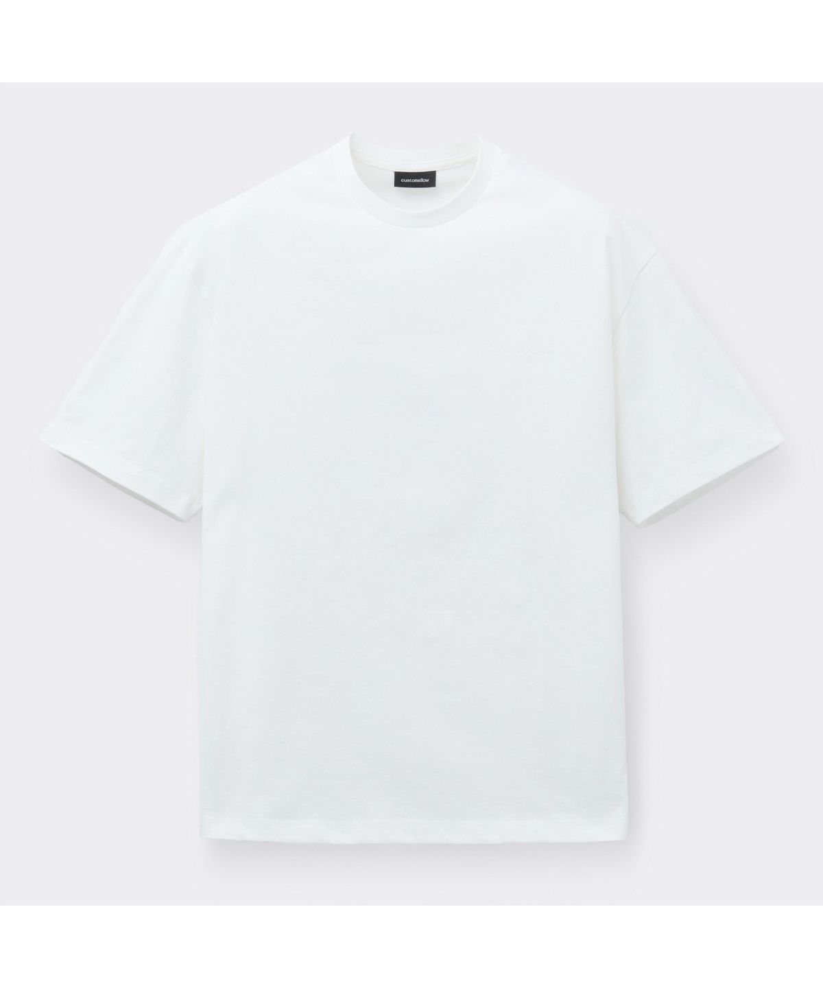 커스텀멜로우(CUSTOMELLOW) White Graphic T-shirt CWTAM26431WHX