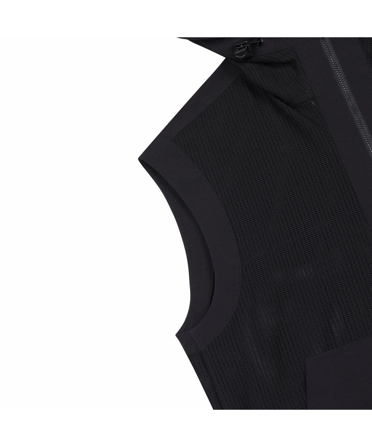 골든베어(GOLDEN BEAR) (여성) Magnolia Mesh Hybrid Hood Vest (SET UP) G5VAM26421BKX