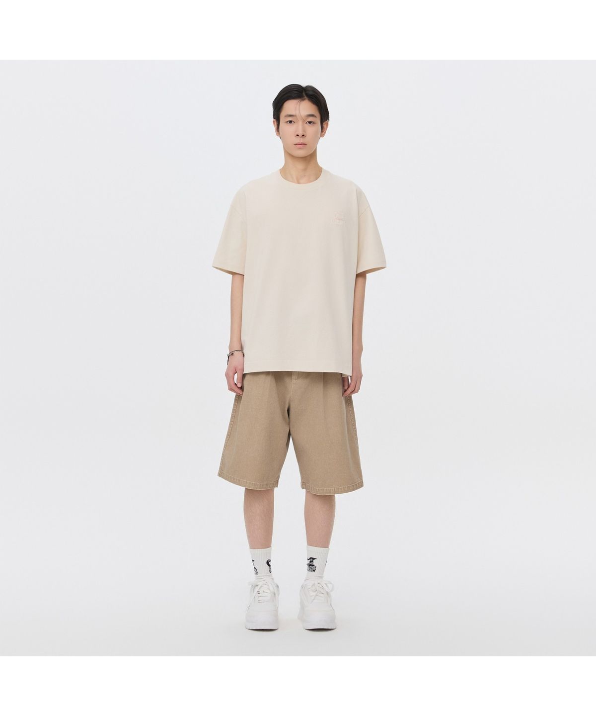 커스텀멜로우(CUSTOMELLOW) [Vincent] Ivory Graphic T-Shirt CWTAM26495IVX