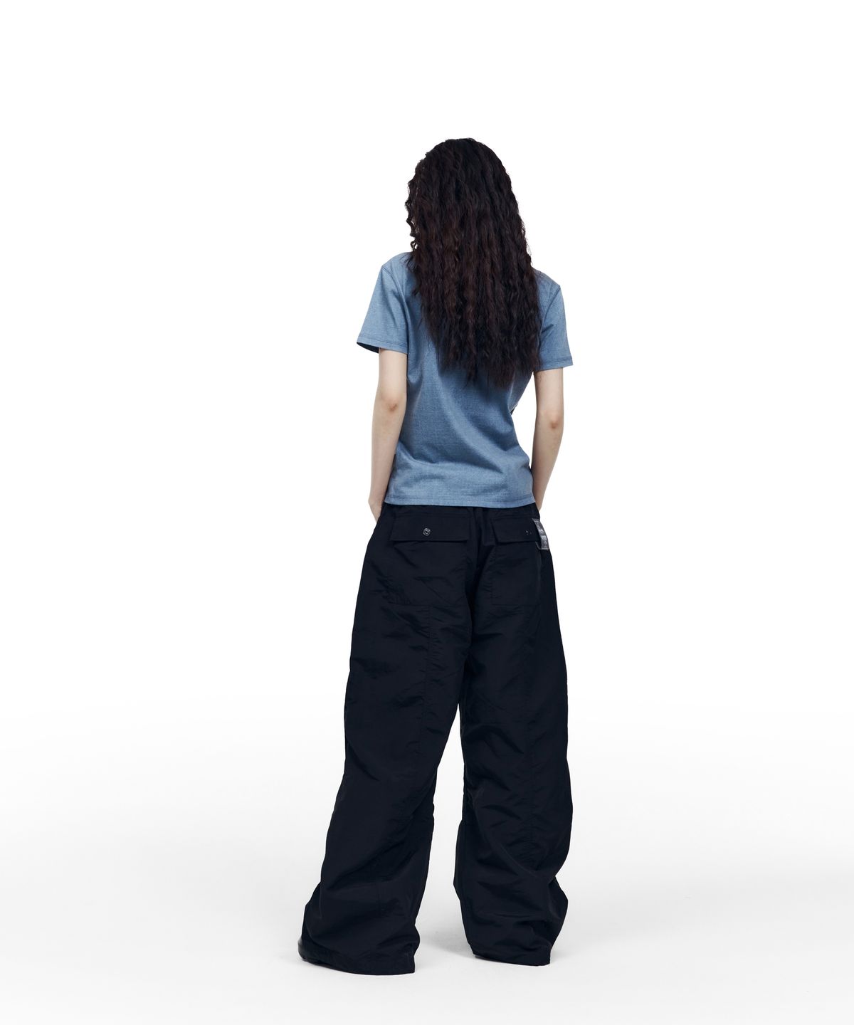 아캄(AAKAM) Knee Pin-Tuck Rain Shield Pants (Black)