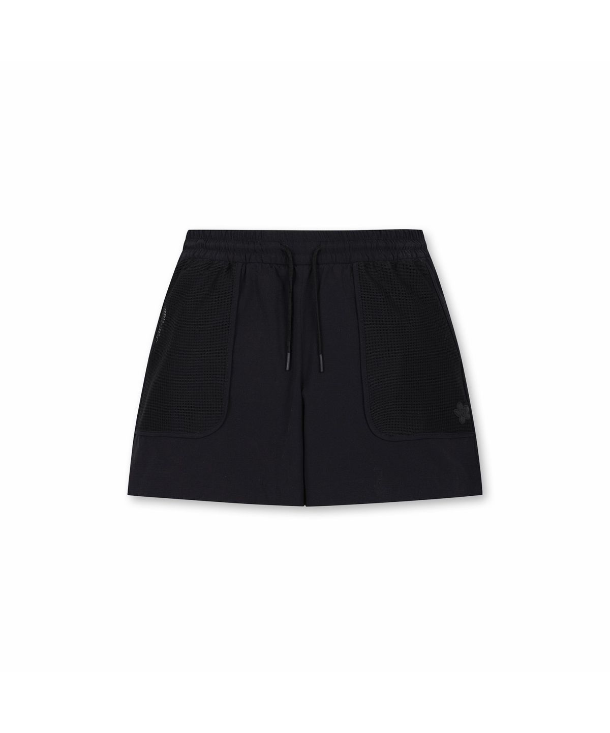 골든베어(GOLDEN BEAR) (여성) Magnolia Mesh Hybrid Pleated Shorts (SET UP) G5PAM26421BKX