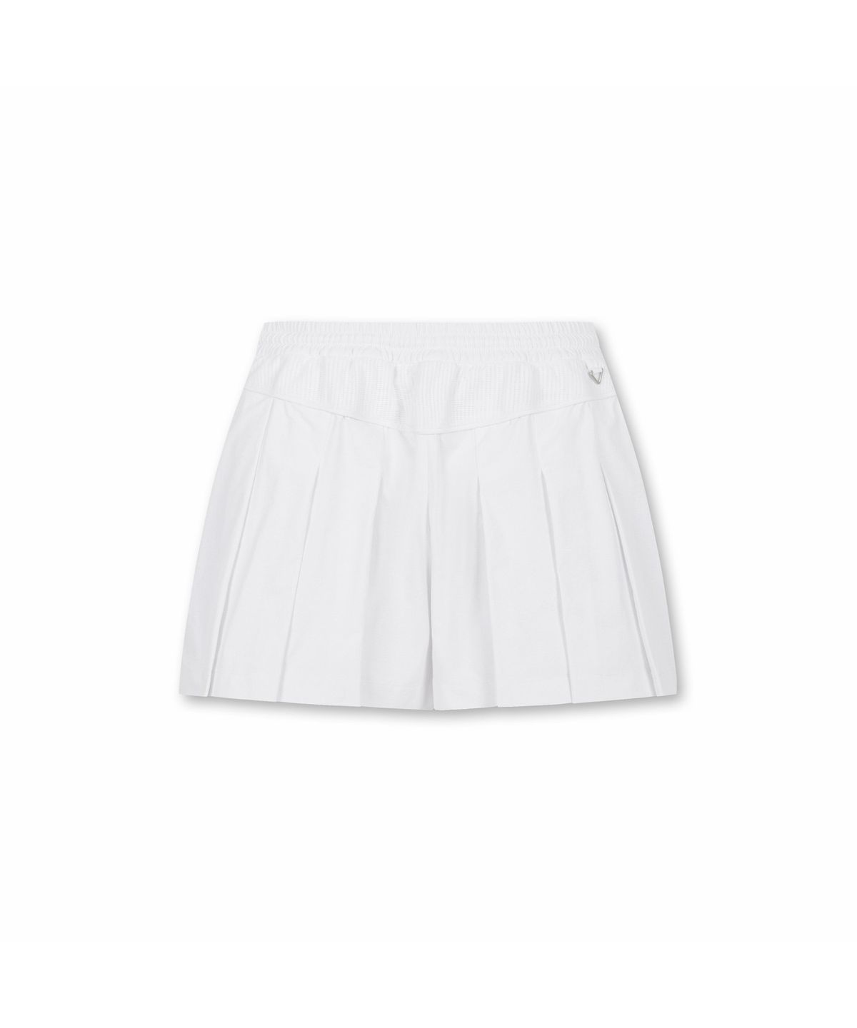골든베어(GOLDEN BEAR) (여성) Magnolia Mesh Hybrid Pleated Shorts (SET UP) G5PAM26421WHX