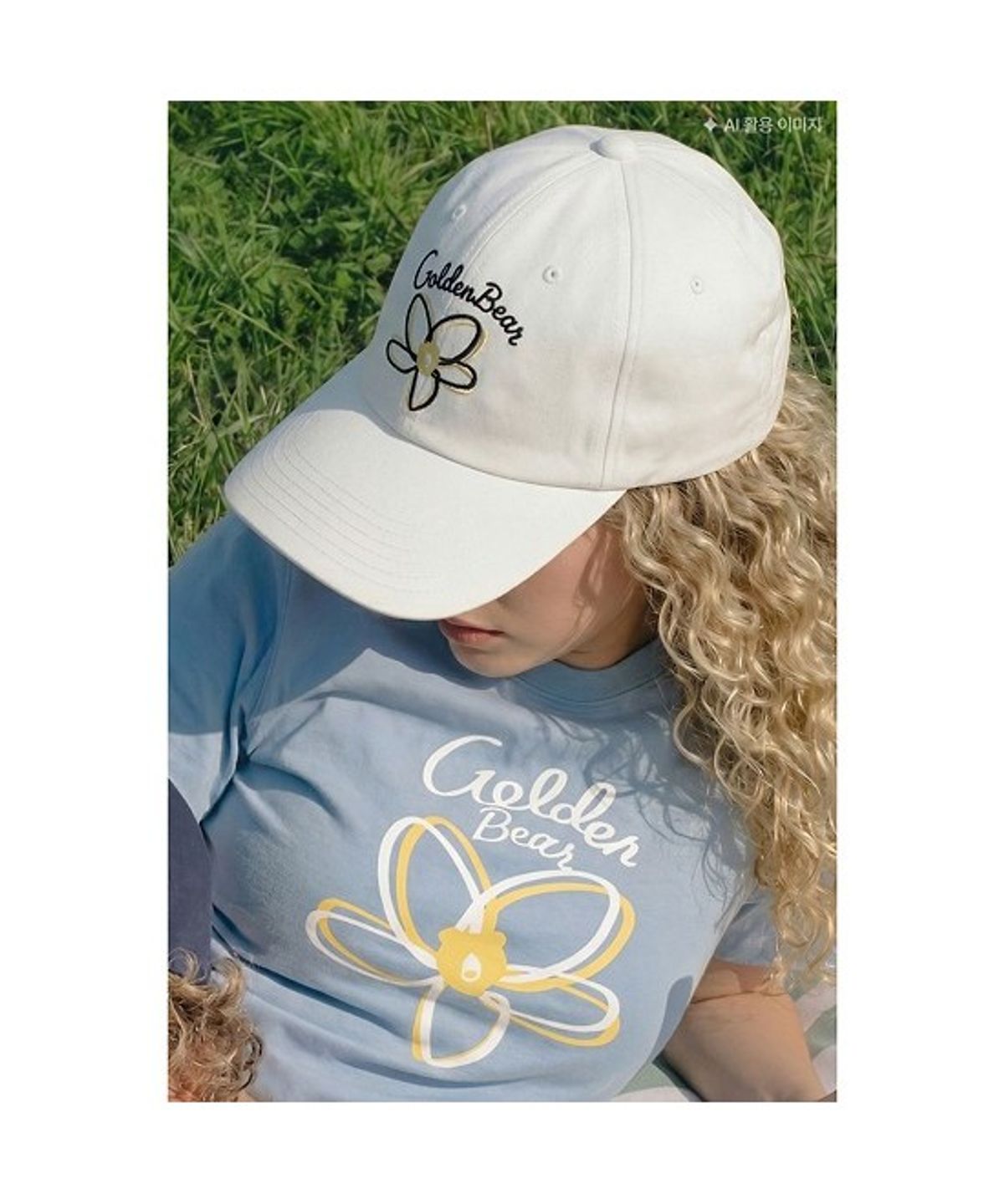 골든베어(GOLDEN BEAR) (여) Magnolia Graphic Ball Cap G6RAX26401WHX