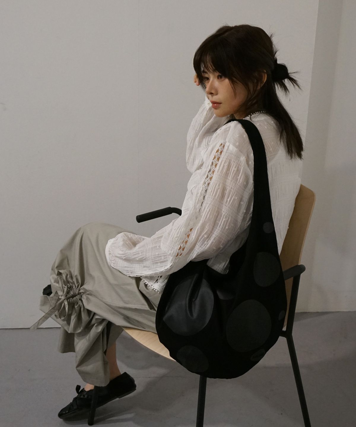 샐볼(SALBOL) FIG DOT BAG [BLACK]
