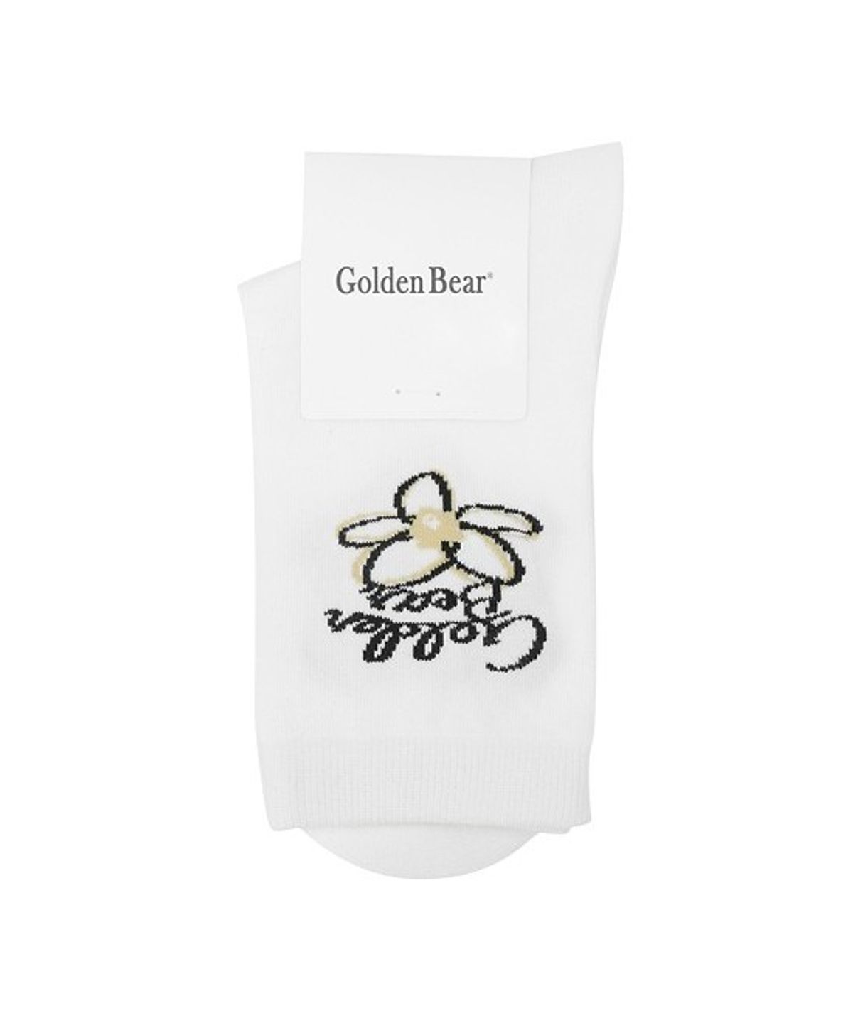 골든베어(GOLDEN BEAR) (여성) Magnolia Graphic Socks G6LAX26401WHX
