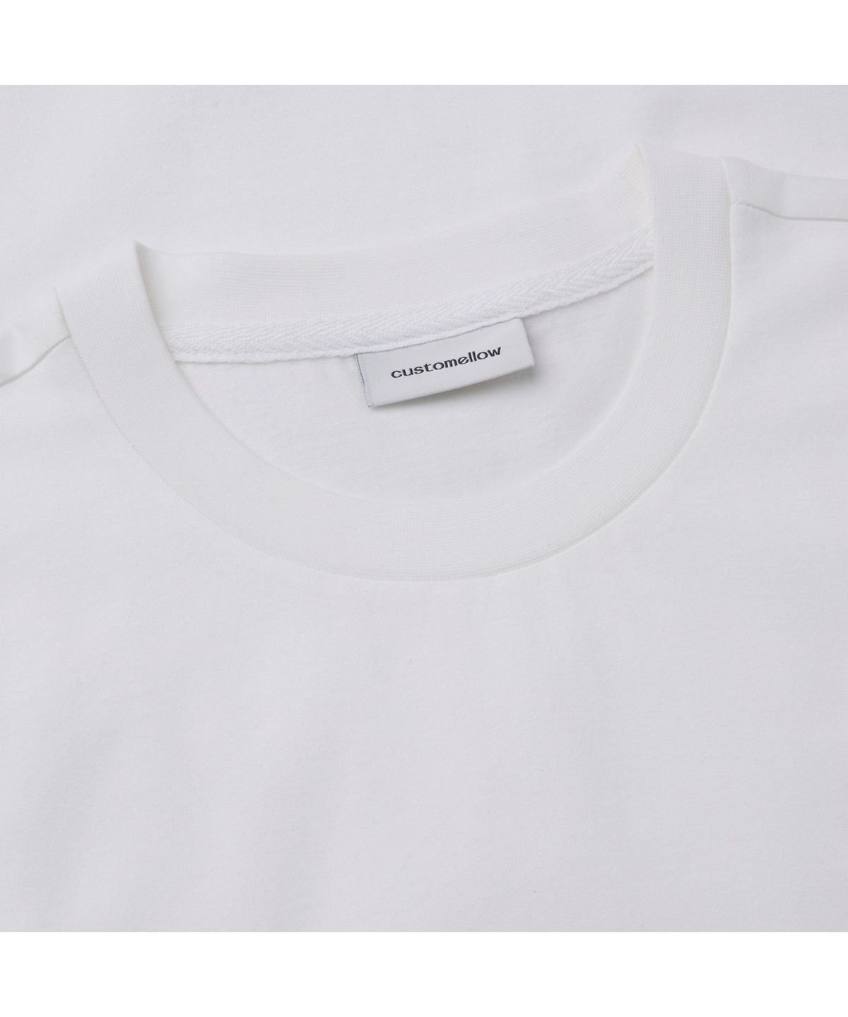 커스텀멜로우(CUSTOMELLOW) [Essentials] White Basic T-shirt C9TAM26411WHX