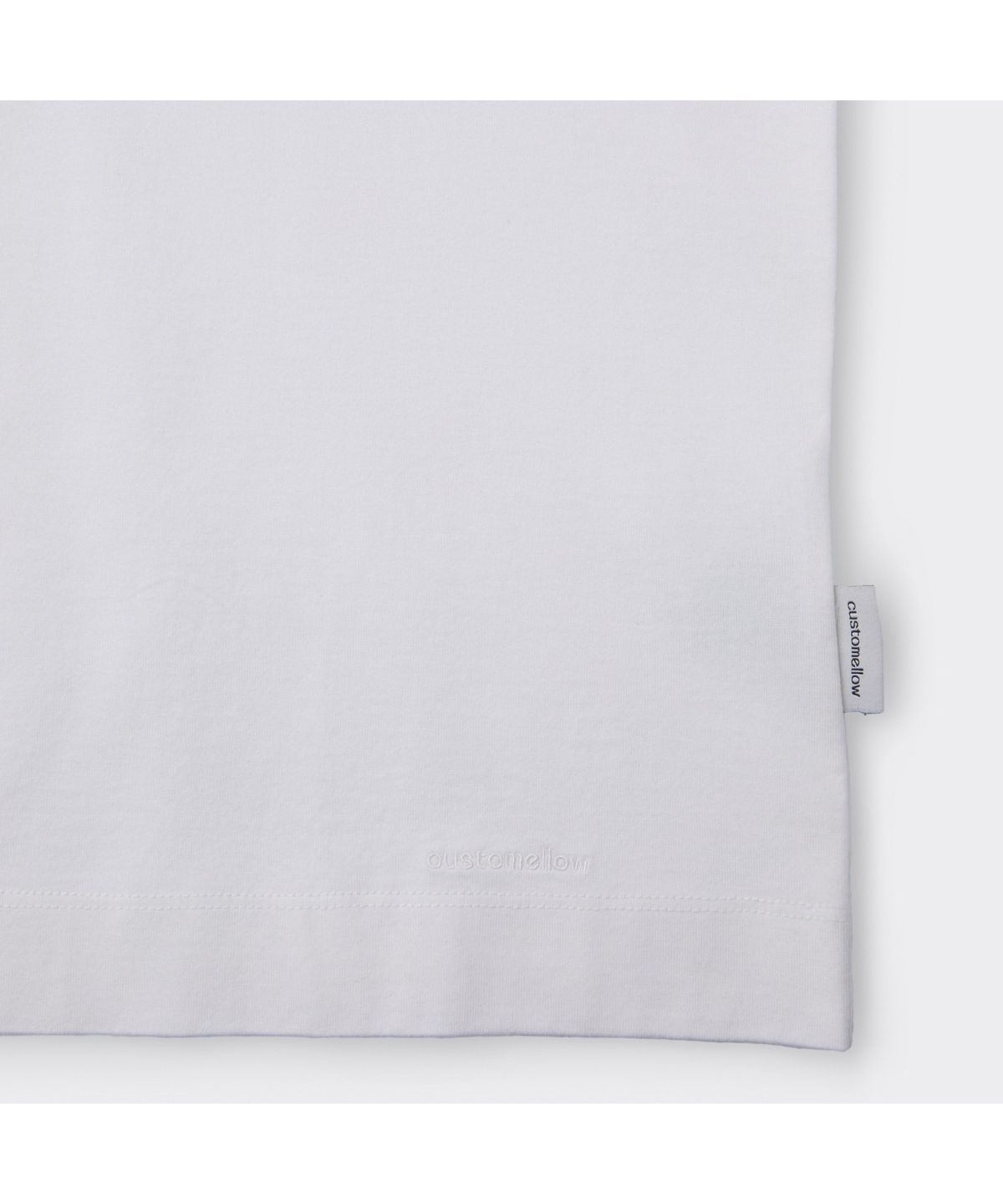 커스텀멜로우(CUSTOMELLOW) [Essentials] White Basic T-shirt C9TAM26411WHX