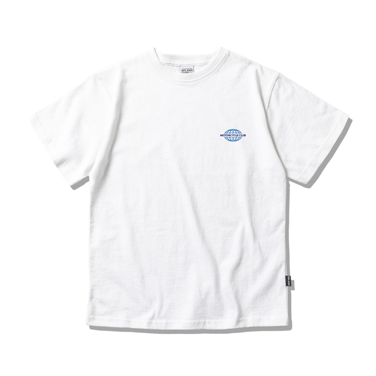 스플래시코드 키즈(SPLASHCODE KIDS) 키즈 반팔 티셔츠 화이트 - 모터사이클 클럽(Motorcycle Club)